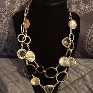 Kate Spade Sun Kissed Sparkle Necklace in Clear / Gold tone